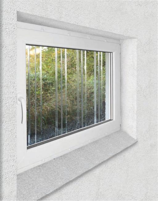 Oskar Fenstergitter Sicherheitsgitter Fenster Einbruchschutz Gitter  710-1200mm 3er Set