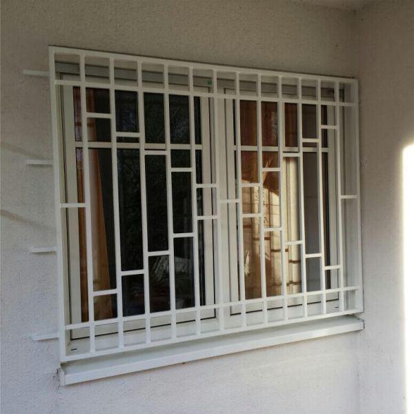 Fenstergitter Einbruchschutz 1150mm Typ Karo abgerundet